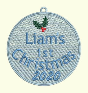  #154 Baby Lace Ornament