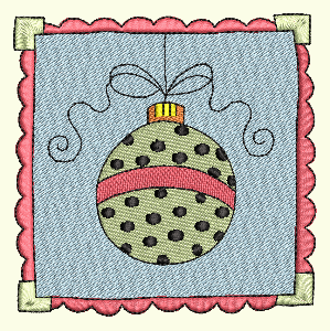 Christmas Stamp Ornament