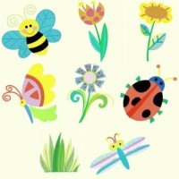 Purchase Entire Spring Designs Set of 8 Unique Designs in 2 sizes - Total 16 Designs