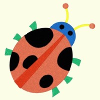 Spring Lady Bug 017 - Single