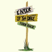 Halloween Turn Back Sign